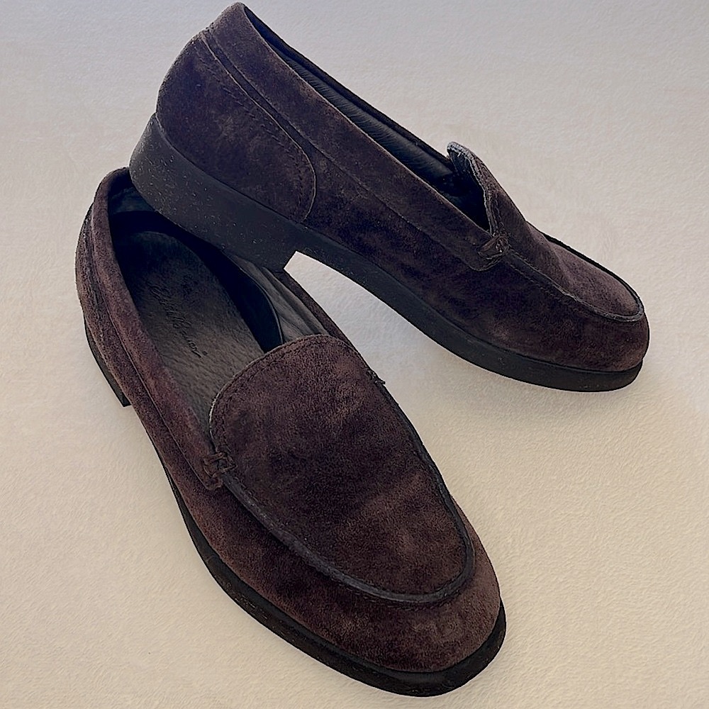 Eddie Bauer Brown Suede Loafers